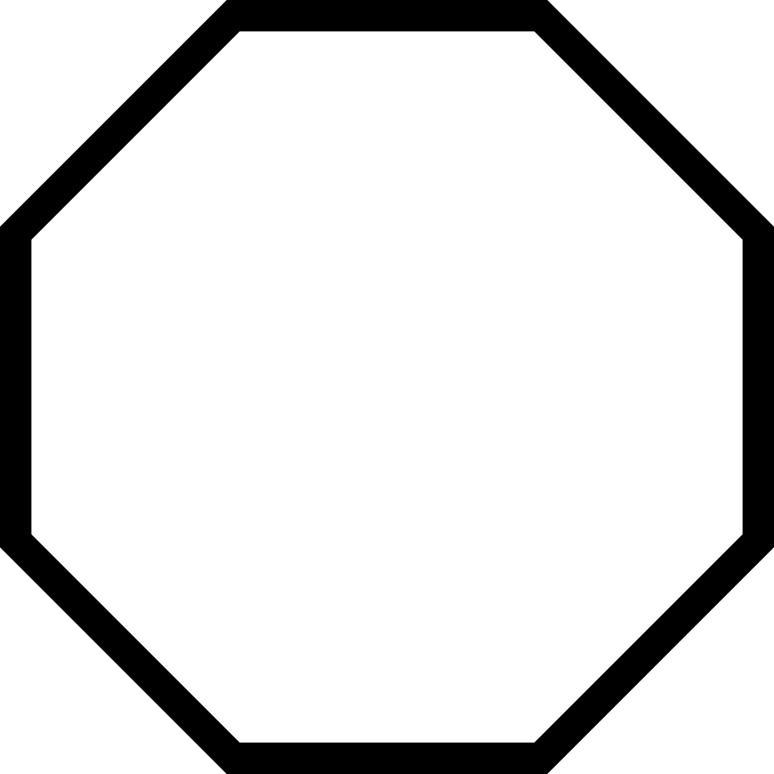 Octagon Outline Shape Outline Svg Vector Free Vectors